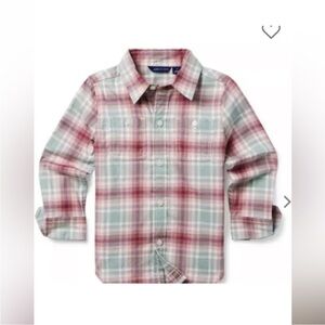 NWT- Janie and Jack Plaid Button Down Shirt